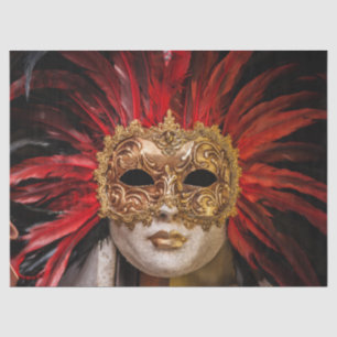 venetian carnival mask tissue paper