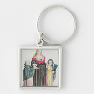 Venetian Courtesan Key Ring