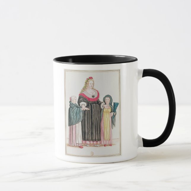 Venetian Courtesan Mug (Right)