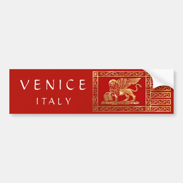 Venetian Flag Bumper Sticker (Front)