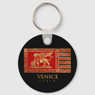 Venetian Flag Key Ring