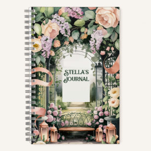 Venetian Floral Garden  Notebook