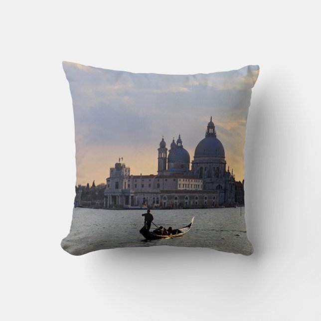 Venetian gondola at sunset - Italy Cushion (Front)