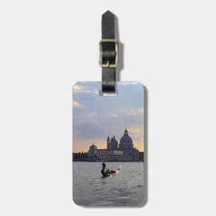 Venetian gondola at sunset - Italy Luggage Tag