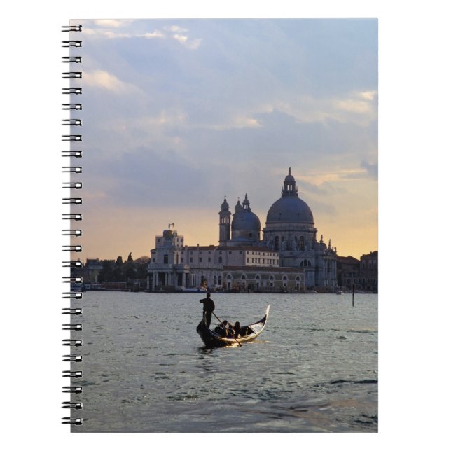 Venetian gondola at sunset - Italy Notebook (Front)
