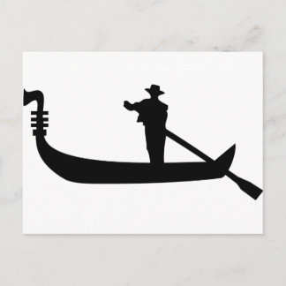 venetian gondola postcard