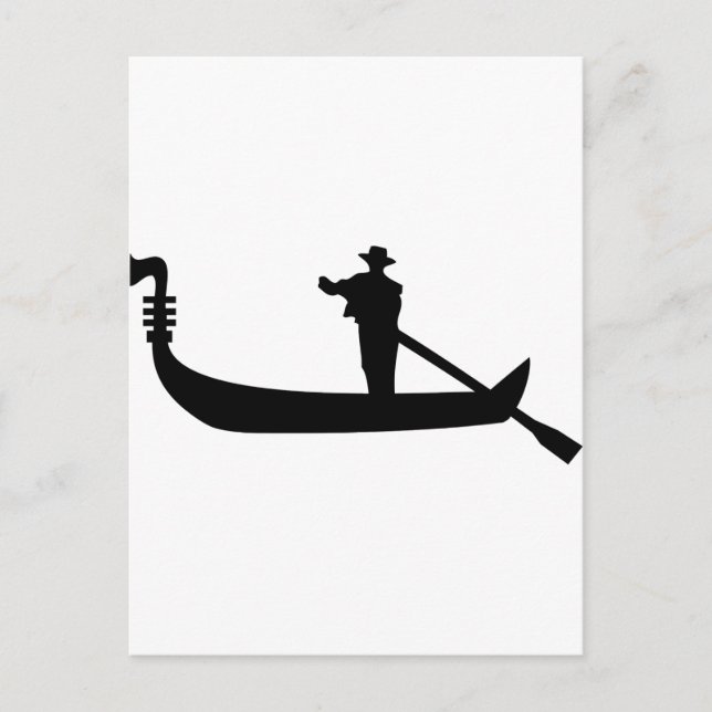 venetian gondola postcard (Front)