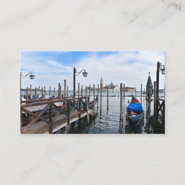 Venetian Gondolas Business Card (Front)