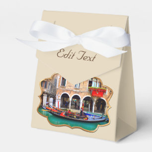 Venetian Gondolas Favour Box