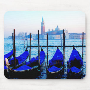 Venetian Gondolas Mouse Mat