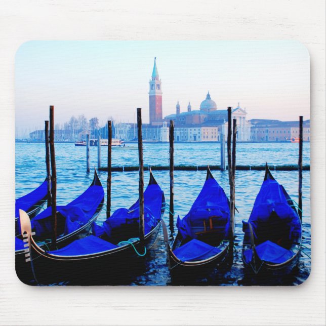 Venetian Gondolas Mouse Mat (Front)
