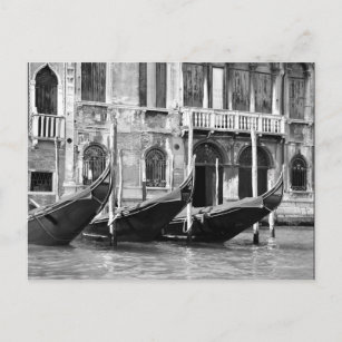 Venetian Gondolas Postcard