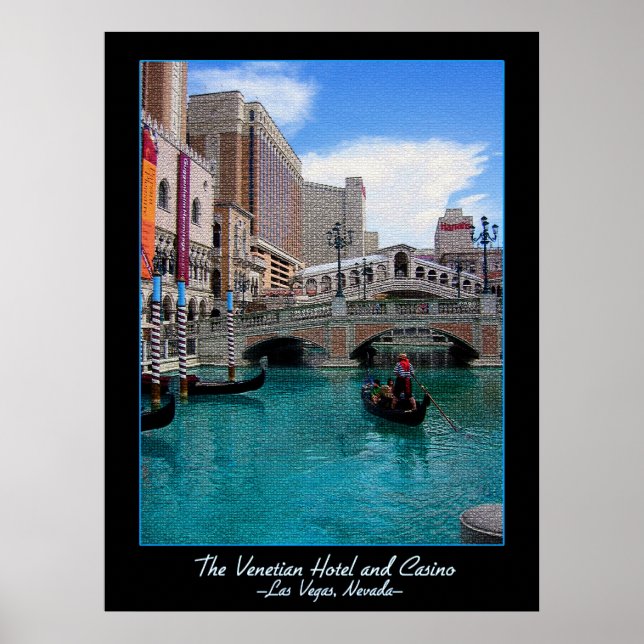 Venetian Gondolas Poster (Front)