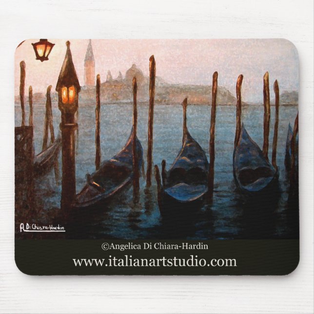 Venetian Gondole Mouse Mat (Front)