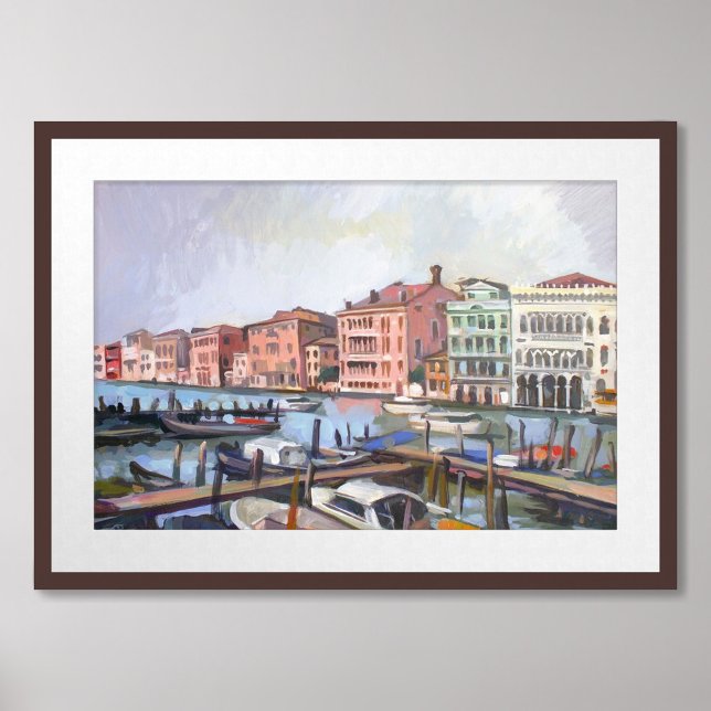 Venetian Grand Canal Painting Poster (Creator Uploaded)