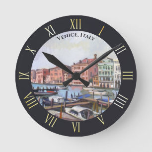 Venetian Grand Canal Round Clock