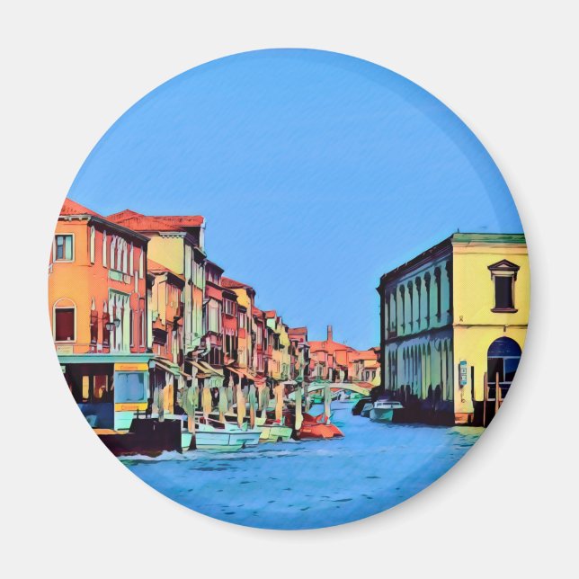 Venetian Lagoon - MURANO - view Magnet (Front)