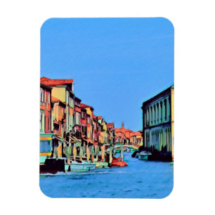 Venetian Lagoon - MURANO - view Magnet