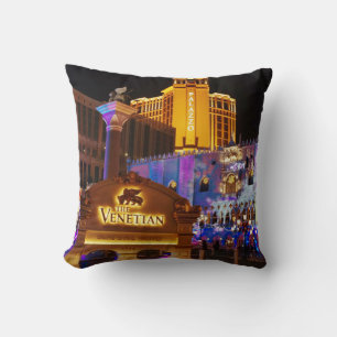 Venetian Las Vegas Decorative Evening Lights Cushion