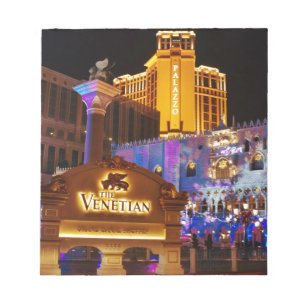 Venetian Las Vegas Decorative Evening Lights Notepad
