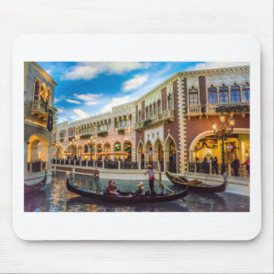 Venetian Las Vegas Gondola Canal Architecture Mouse Mat