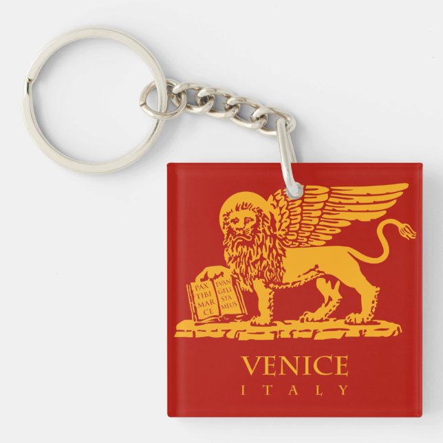Venetian Lion Key Ring (Front)