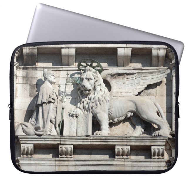 Venetian Lion Laptop Sleeve (Front)