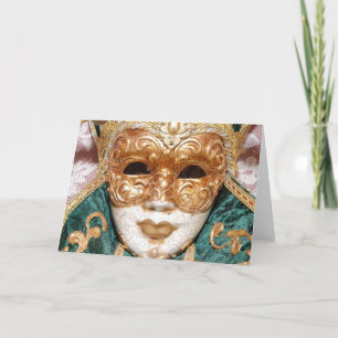 Venetian Mask Card