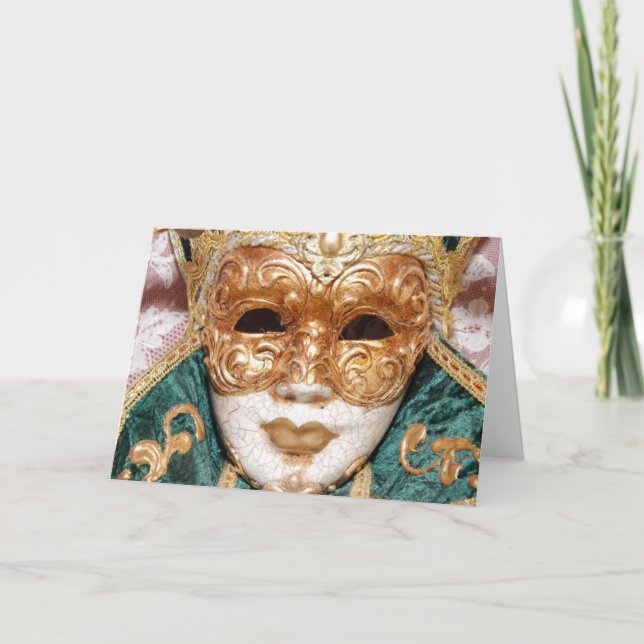 Venetian Mask Card (Front)