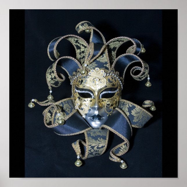 Venetian mask poster (Front)