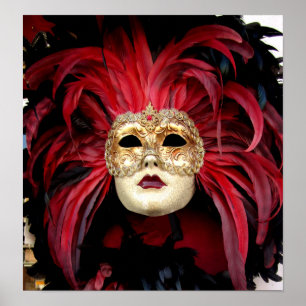 Venetian Mask Print