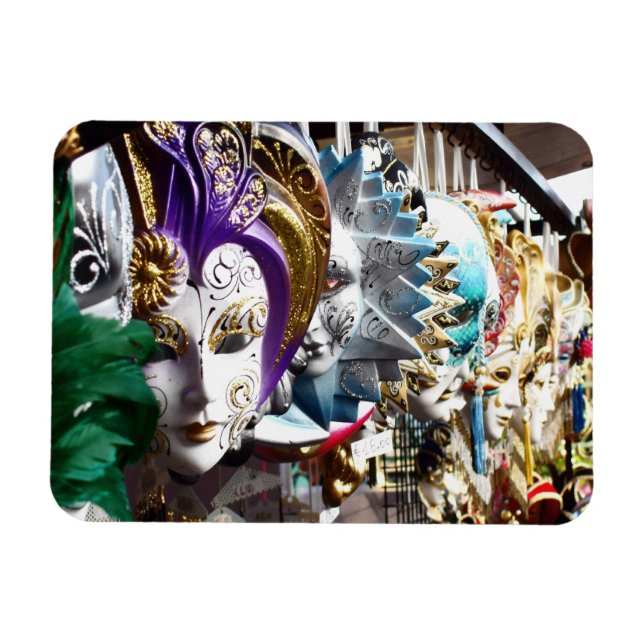 Venetian Masks 1 Magnet (Horizontal)