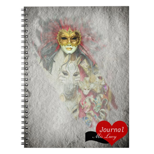 Venetian Masks Artwork No.1 (Notebook) Notebook (Front)