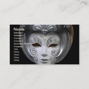 Venetian Masks Business Card