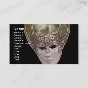 Venetian Masks Business Card