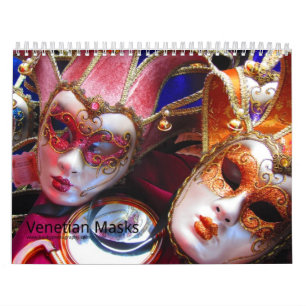 Venetian Masks Calendar