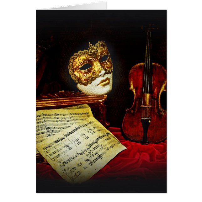 Venetian Masks collection - Musical night (Front)