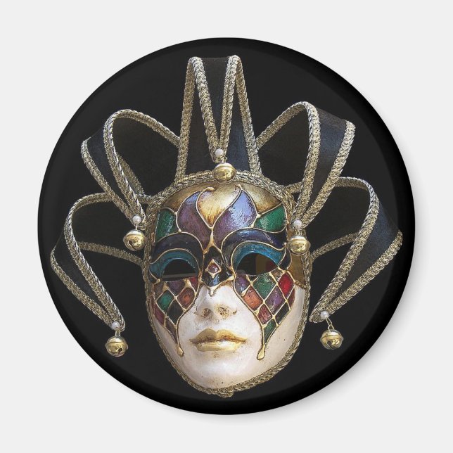 Venetian Masks Magnet (Front)