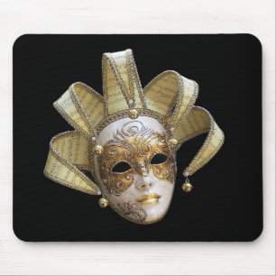 Venetian Masks Mouse Mat