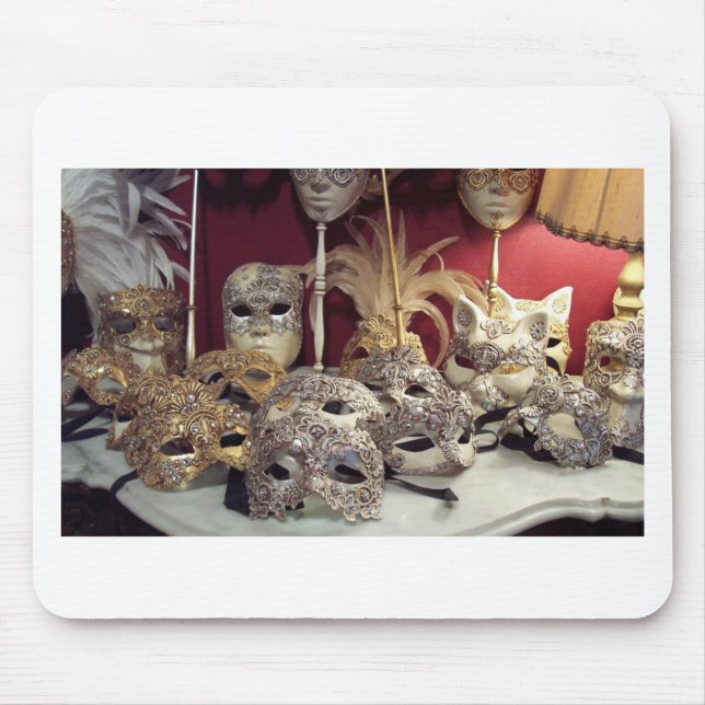 Venetian Masks Mouse Mat (Front)