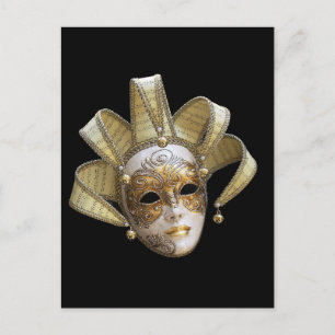 Venetian Masks Postcard