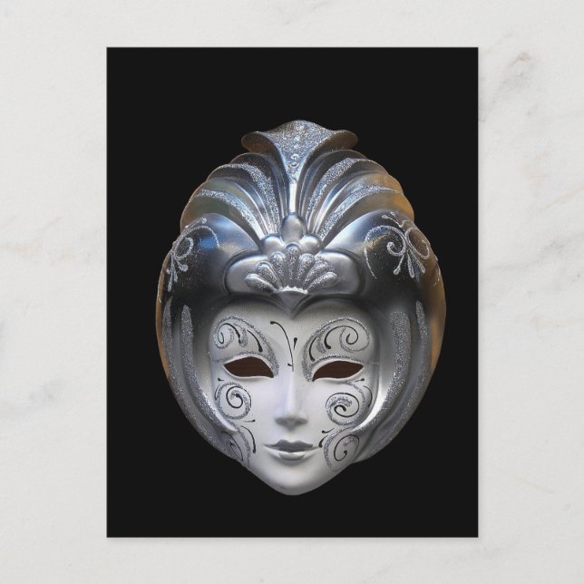 Venetian Masks Postcard (Front)