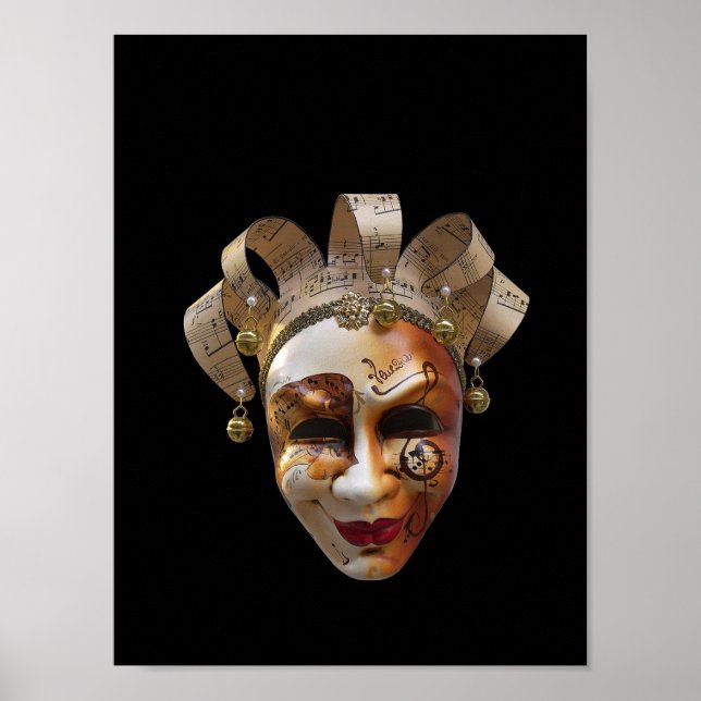 Venetian Masks Poster (Front)