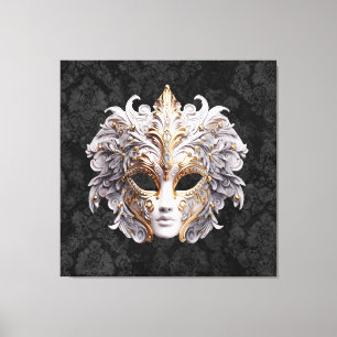 Venetian, Masquerade Carnival Mask Canvas Print