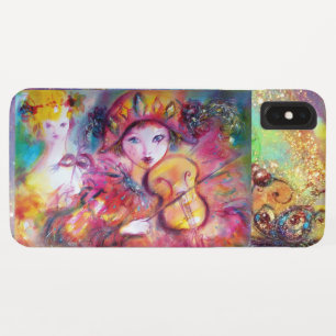 VENETIAN MASQUERADE / HARLEQUIN AND COLUMBINE iPhone XS MAX CASE