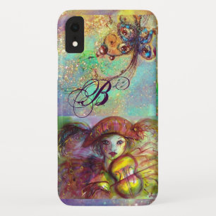 VENETIAN MASQUERADE / HARLEQUIN  MONOGRAM iPhone XR CASE