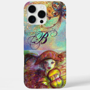 VENETIAN MASQUERADE / HARLEQUIN  MONOGRAM iPhone 16 PRO MAX CASE