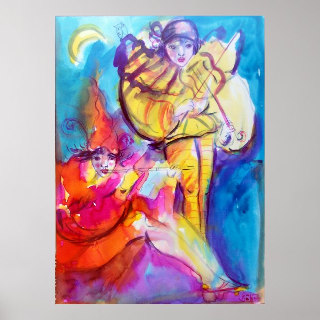 VENETIAN MASQUERADE  / MUSICAL NOCTURNE POSTER (Front)