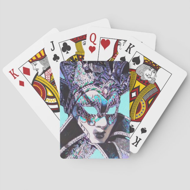 Venetian Masquerade Playing Cards (Back)