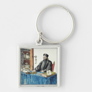 Venetian Moneylender, from an illustrated book Key Ring